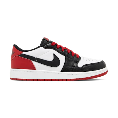 (GS) Jordan 1 Retro Low 'Black Toe'