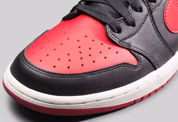 (大童款) Air Jordan 1 低帮复刻 OG 'Bred' AJ1 低帮黑红配色 709999-001 Cheap (大童款) Air Jordan 1 低帮复刻 OG 'Bred' AJ1 低帮黑红配色 709999-001