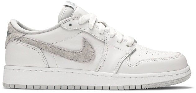 (小学款) 2021 Air Jordan 1 复刻低帮 OG '中性灰' CZ0858-100 Buy (小学款) 2021 Air Jordan 1 复刻低帮 OG '中性灰' CZ0858-100