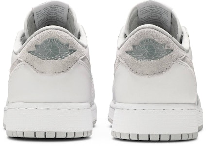 (小学款) 2021 Air Jordan 1 复刻低帮 OG '中性灰' CZ0858-100 Details for (小学款) 2021 Air Jordan 1 复刻低帮 OG '中性灰' CZ0858-100