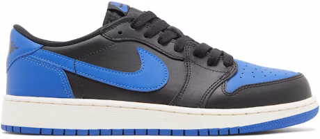 (Grade School) Air Jordan 1 Retro Low OG BG 'Black Varsity Rotyal' 709999-004 (Grade School) Air Jordan 1 Retro Low OG BG 'Black Varsity Rotyal' 709999-004