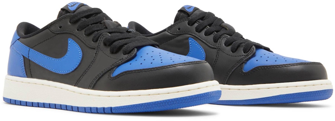 (Grade School) Air Jordan 1 Retro Low OG BG 'Black Varsity Rotyal' 709999-004 Cheap (Grade School) Air Jordan 1 Retro Low OG BG 'Black Varsity Rotyal' 709999-004