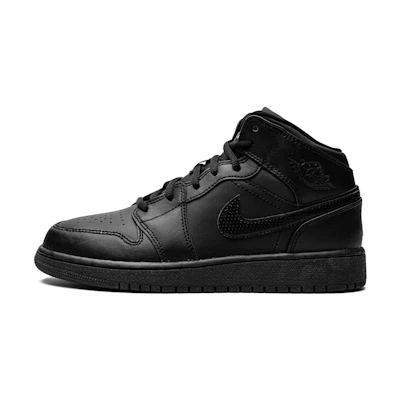 (GS) Jordan 1 Retro Mid 'Black'