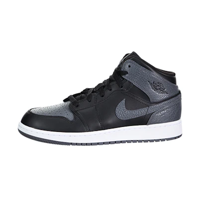 (GS) Jordan 1 Retro Mid 'Black Dark Grey'