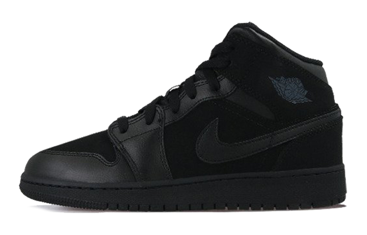 Buy (Sekolah Dasar) Air Jordan 1 Retro Mid 'Hitam Abu Gelap' 554725-050