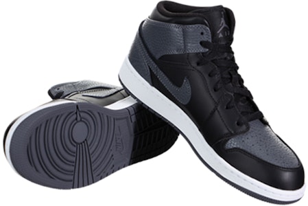 GS エアジョーダン1 MID 黒灰 (Ea Jōdan 1 MID Kurohai) 554725-041 Purchase GS エアジョーダン1 MID 黒灰 (Ea Jōdan 1 MID Kurohai) 554725-041