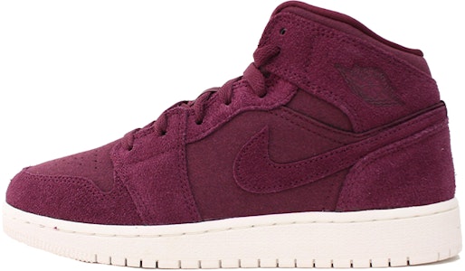 (Kanak-Kanak) Air Jordan 1 Retro Mid 'Bordeaux' 554725-625 Buy (Kanak-Kanak) Air Jordan 1 Retro Mid 'Bordeaux' 554725-625