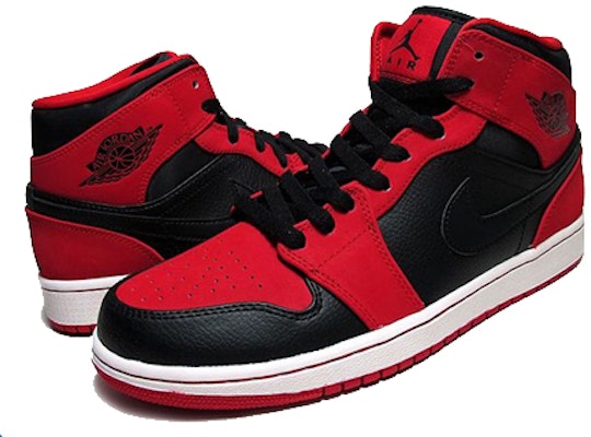 (Kanak-Kanak) Air Jordan 1 Retro Mid 'Bred' 554725-005 Order (Kanak-Kanak) Air Jordan 1 Retro Mid 'Bred' 554725-005
