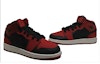 Lookbook (Kanak-Kanak) Air Jordan 1 Retro Mid 'Bred' 554725-005