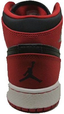 (Kanak-Kanak) Air Jordan 1 Retro Mid 'Bred' 554725-005 Shop (Kanak-Kanak) Air Jordan 1 Retro Mid 'Bred' 554725-005
