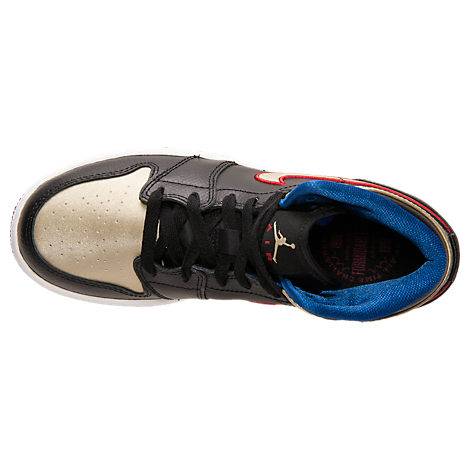 Details for (GS) 에어 조던 1 레트로 미드 '브레드 메탈릭 골드' 554725-013