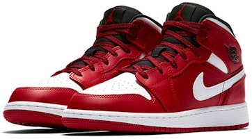 (Anak-Anak) Air Jordan 1 Retro Mid 'Chicago Gym Merah Putih' 2018 554725-605 Order (Anak-Anak) Air Jordan 1 Retro Mid 'Chicago Gym Merah Putih' 2018 554725-605