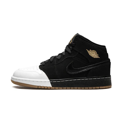 (GS) Jordan 1 Retro Mid 'Gold and Gum'