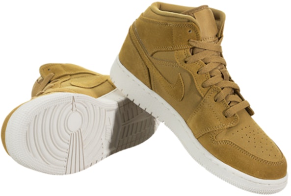 (小童款) Air Jordan 1 复古中帮 '金色丰收' 554725-725 Purchase (小童款) Air Jordan 1 复古中帮 '金色丰收' 554725-725