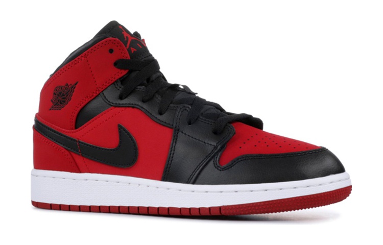 Order （大童）Air Jordan 1 复刻中帮“健身红” 554725-610