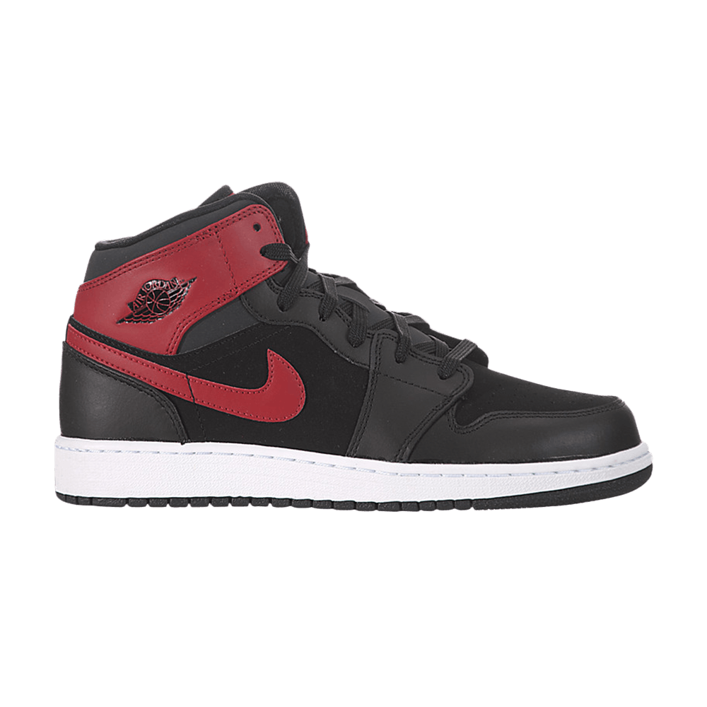 (Grade School) Air Jordan 1 Retro Mid 'Gym Red Anthracite' 554725-024