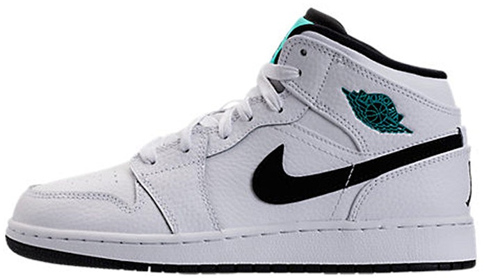 (Grade School) Air Jordan 1 Retro Mid 'Hyper Jade' 554725-122 Buy (Grade School) Air Jordan 1 Retro Mid 'Hyper Jade' 554725-122