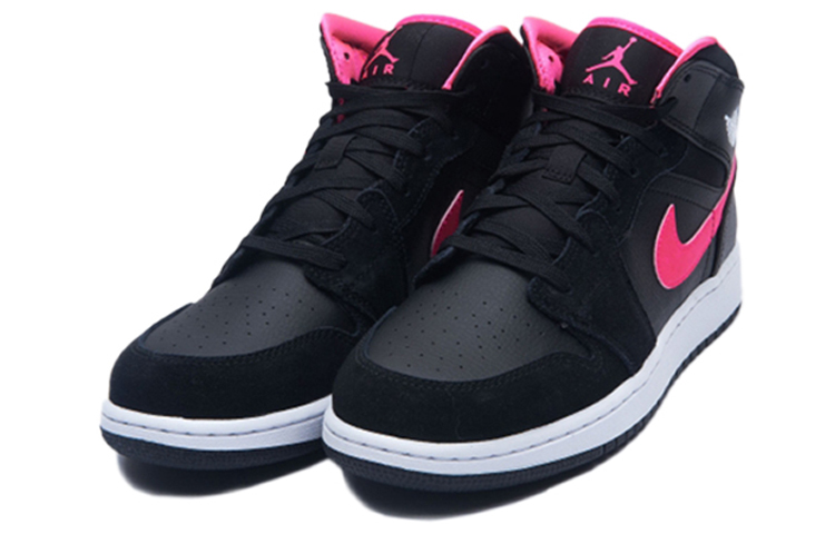 Lookbook （大童款）Air Jordan 1 复刻中帮 '亮粉紅' 555112-039