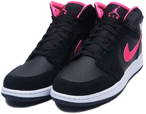(大童款)Air Jordan 1 复刻中帮 '亮粉紅' 555112-039 Lookbook (大童款)Air Jordan 1 复刻中帮 '亮粉紅' 555112-039