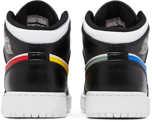 (GS) 에어 조던 1 레트로 미드 '멀티 스우시' 554725-052 Details for (GS) 에어 조던 1 레트로 미드 '멀티 스우시' 554725-052