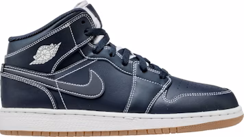 (Grade School) Air Jordan 1 Retro Mid 'Obsidian' 554725-402 (Grade School) Air Jordan 1 Retro Mid 'Obsidian' 554725-402