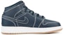 (Kanak-Kanak) Air Jordan 1 Retro Mid 'Obsidian' 554725-402