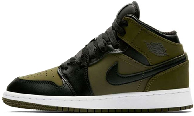 air-jordan-1-retro-mid-olive-canvas-gs
