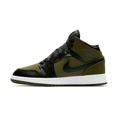 (GS) Jordan 1 Retro Mid 'Olive Canvas'