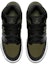 Shop (Kanak-Kanak Sekolah) Air Jordan 1 Retro Mid 'Olive Canvas' 554725-301