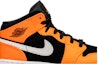 Order (Kanak-Kanak) Air Jordan 1 Retro Mid 'Oren Hitam' 554725-062