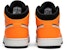 (Kanak-Kanak) Air Jordan 1 Retro Mid 'Oren Hitam' 554725-062