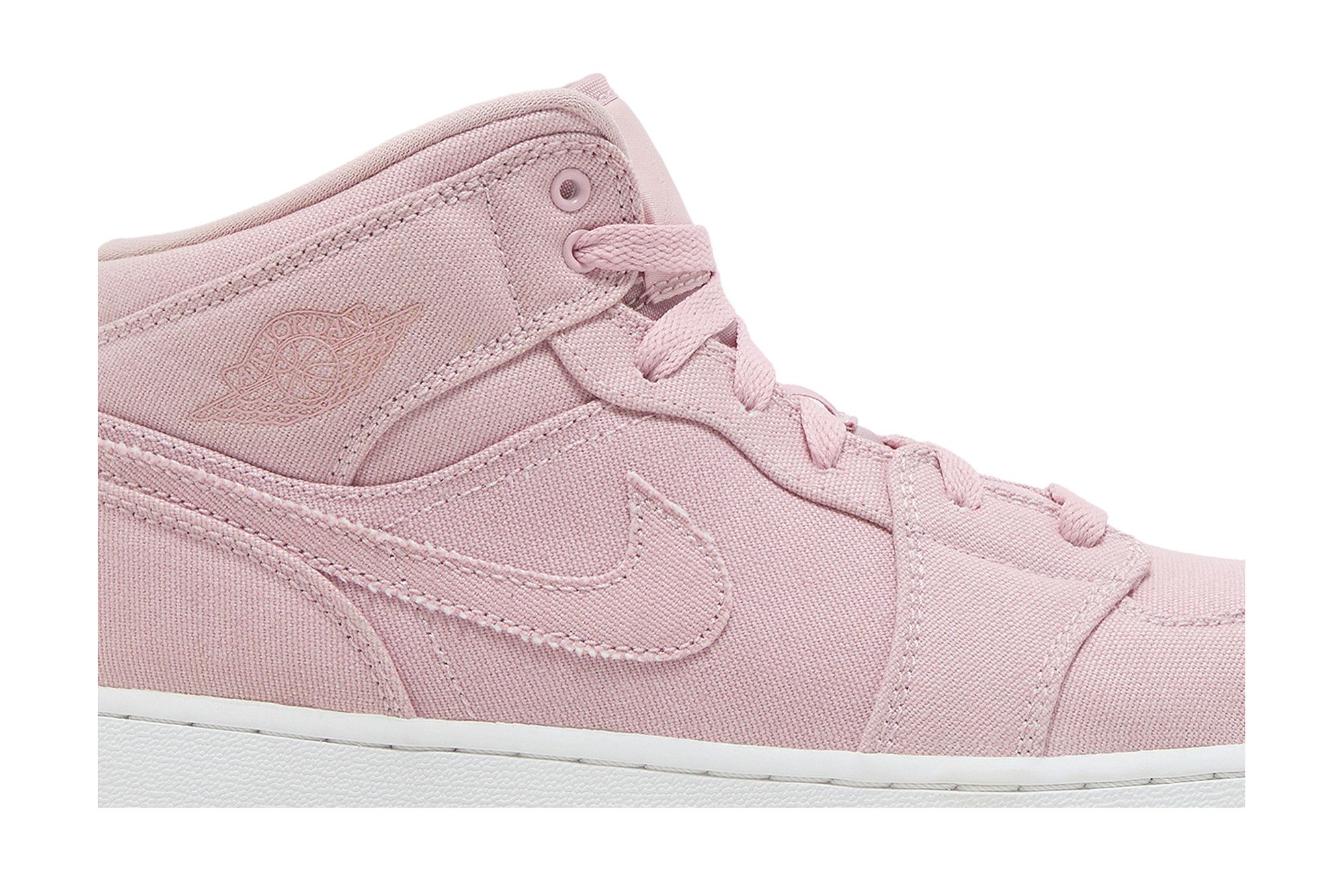 Order (Grade School) Air Jordan 1 Retro Mid 'Pink' 554725-620