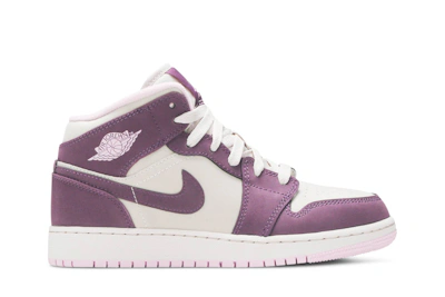 (Grade School) Air Jordan 1 Retro Mid 'Pro Purple' 555112-500