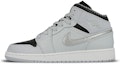 Buy (大童) Air Jordan 1 Mid 复古鞋 '纯白金' 554725-032
