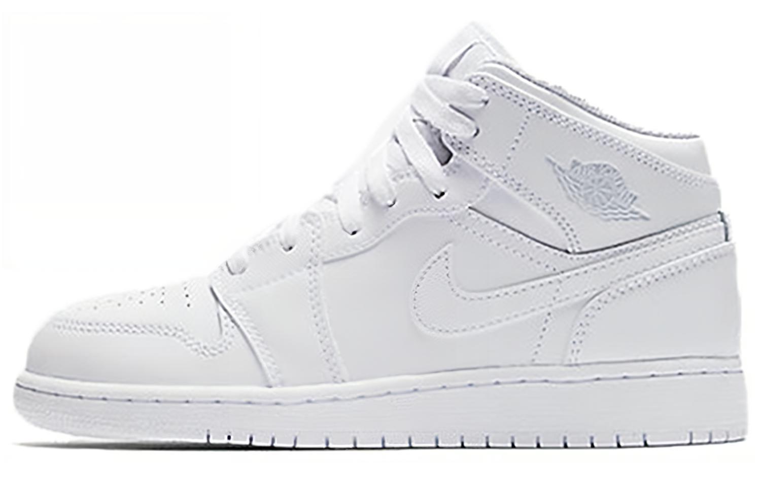 Buy (A Junior) Air Jordan 1 Retro Mid 'Platino Puro' 554725-109