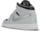 Shop (大童) Air Jordan 1 Mid 复古鞋 '纯白金' 554725-032