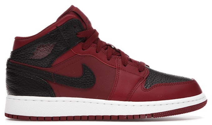 (青少年款)Air Jordan 1 復古中筒 '隊紅黑色' 554725-601 Buy (青少年款)Air Jordan 1 復古中筒 '隊紅黑色' 554725-601