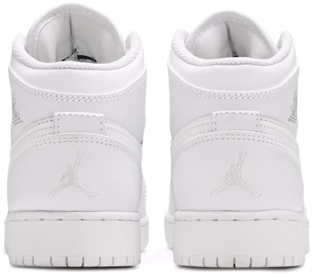 (Kanak-Kanak) Air Jordan 1 Retro Mid 'Putih Sepenuhnya' 554725-104 Details for (Kanak-Kanak) Air Jordan 1 Retro Mid 'Putih Sepenuhnya' 554725-104