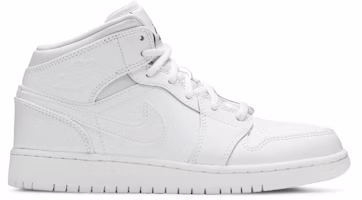 (Grade School) Air Jordan 1 Retro Mid 'White' 554725-110 (Grade School) Air Jordan 1 Retro Mid 'White' 554725-110