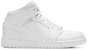 (Grade School) Air Jordan 1 Retro Mid 'White' 554725-110
