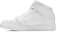 Lookbook (Grade School) Air Jordan 1 Retro Mid 'White' 554725-110