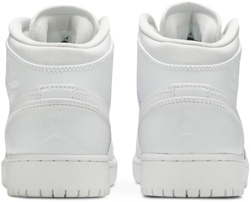 (小學) Air Jordan 1 復刻中筒 '白色' 554725-110 Details for (小學) Air Jordan 1 復刻中筒 '白色' 554725-110