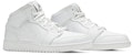 (Grade School) Air Jordan 1 Retro Mid 'White' 554725-110