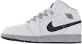 Buy (Año Escolar) Air Jordan 1 Retro Mid 'Cemento Blanco' 554725-115