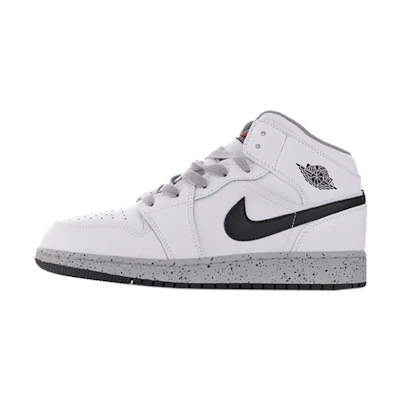 (GS) Jordan 1 Retro Mid 'White Cement'