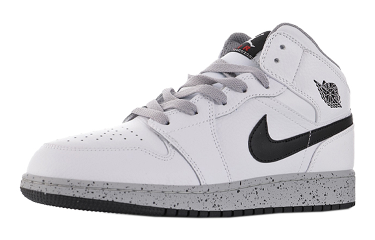 Order (Año Escolar) Air Jordan 1 Retro Mid 'Cemento Blanco' 554725-115