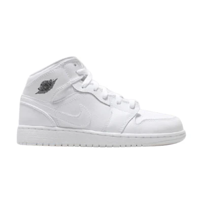 (GS) Jordan 1 Retro Mid 'White Cool Grey'