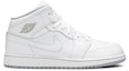 Buy (Sekolah Dasar) Air Jordan 1 Retro Mid 'Putih Abu Serigala' 554725-112