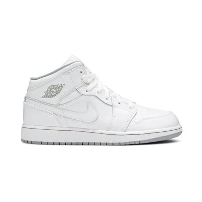 (GS) Jordan 1 Retro Mid 'White Wolf Grey'