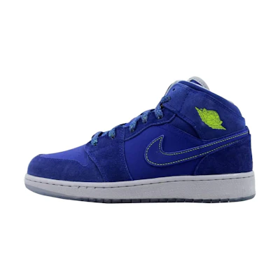 (GS) Jordan 1 Retro Mid GG 'Deep Royal Blue'